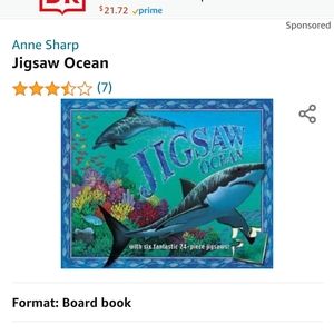 LIKE NEW Ocean Jigsaw Puzzle Book